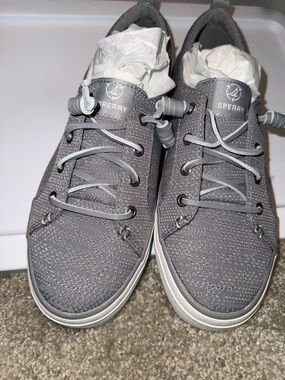 NWT Sperry Women Gray Boat Shoes